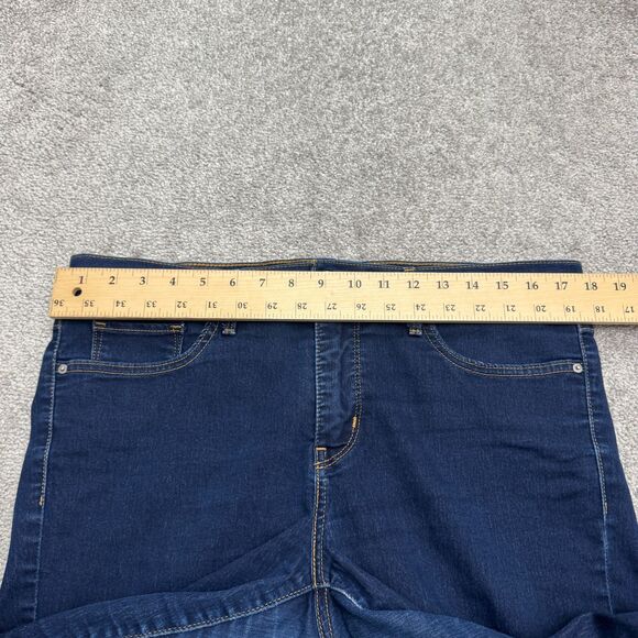 Levi's 311 Shaping Skinny Denim Jeans Women 32x30 Blue Dark Wash Mid Rise Casual - Picture 7 of 16